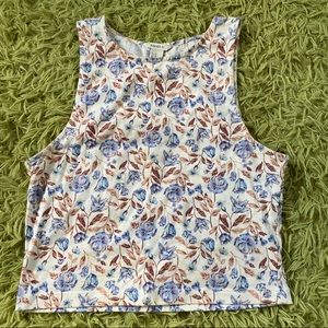 floral crop top